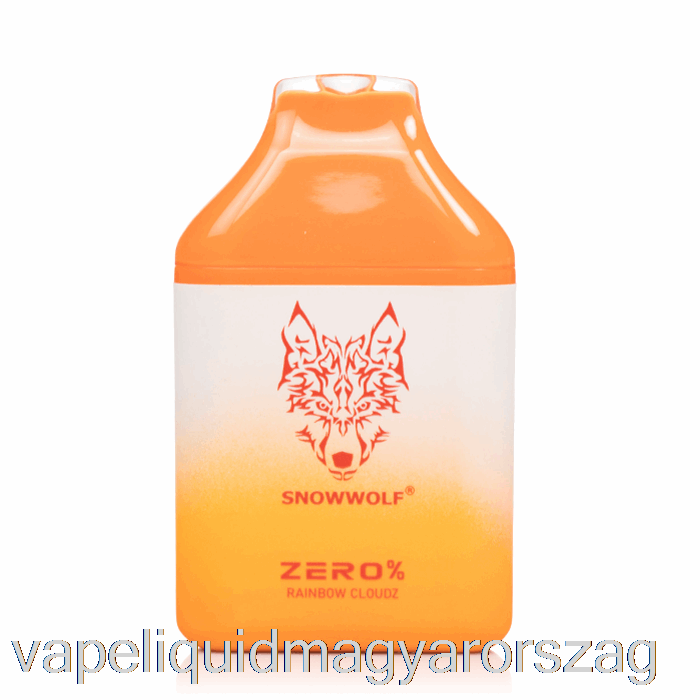 Snowwolf Zero 5500 0% Nikotinmentes Eldobható Szivárvány Cloudz Vape Toll